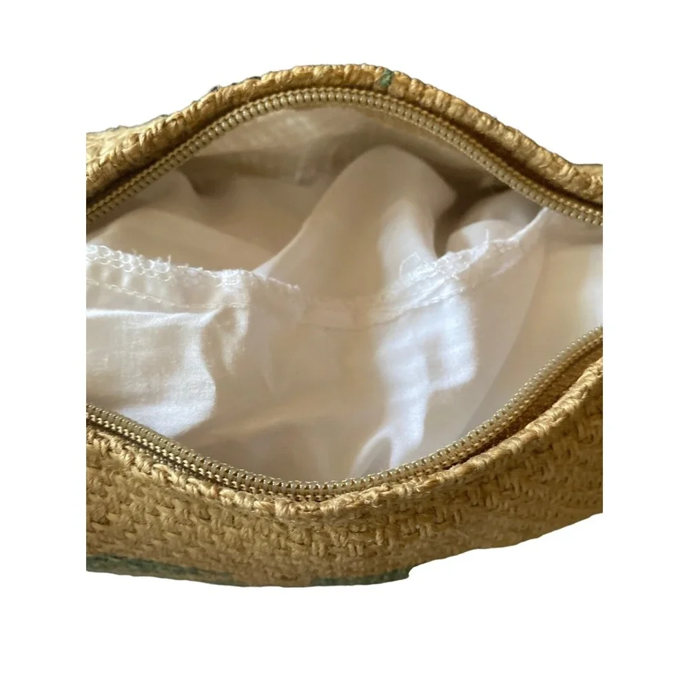 Burlap Block Print Pillow Football Zip‎ Closure Insert